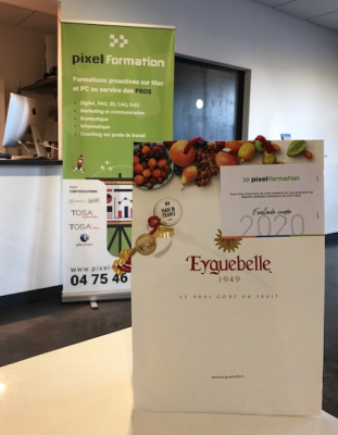 Le service communication de la société Eyguebelle se forme