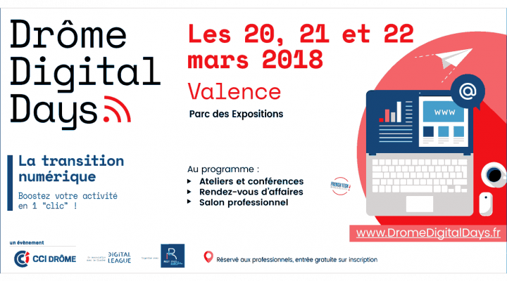 Drôme Digital Days 2018, venez nous rejoindre !